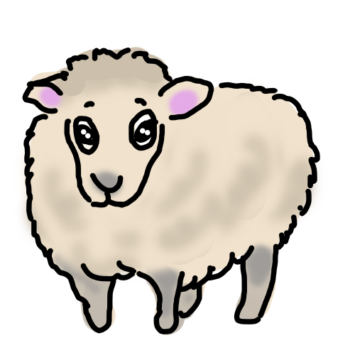 羊の毛刈りビフォーアフター Yainnovator